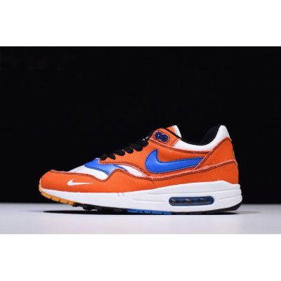 Nike Erkek Air Max 1 Turuncu / Mavi Koşu Ayakkabısı Türkiye - KCQ4UZPI